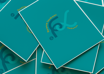 Création de logo pour Florence Landreau Médiatrice à Bayonne